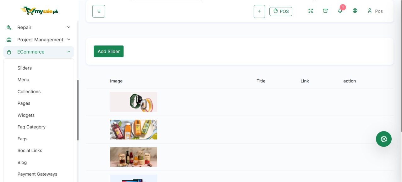 MySale.pk ecommerce storefront